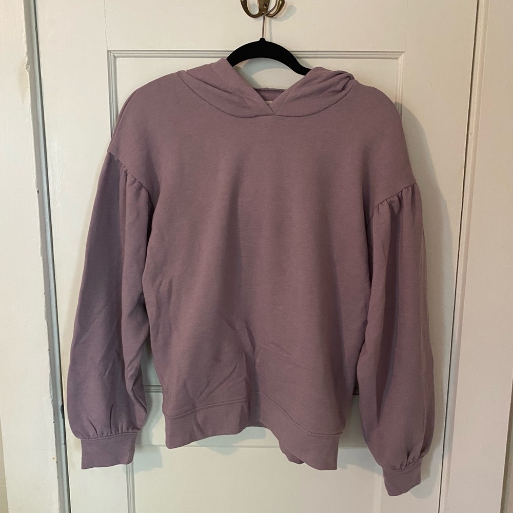 NWT Madewell Pleat-Sleeve Hoodie